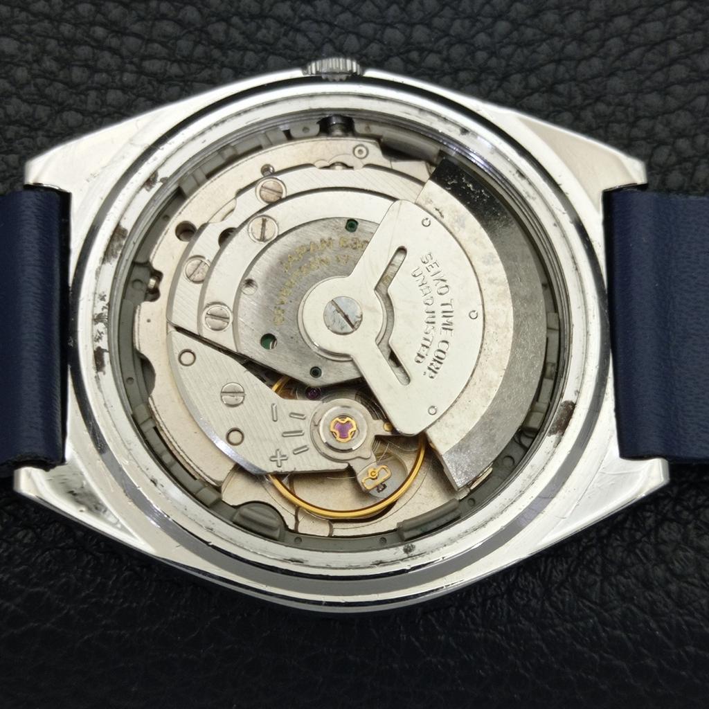 JAPAN VINTAGE SEIKO 5 AUTOMATIC 6309A MENS BLUE COLOR DIAL WATCH A701570-5 R206b-a701570