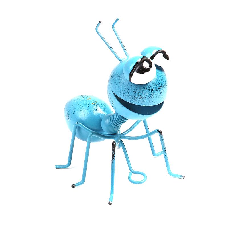 

Metal Craft Ant Yard Decor Colorful Cute Insect Wall Sculptures Indoor And Outdoor Colorful Metal Art Decoration синій