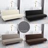 Jacquard Sofa Bed Cover Classic Solid Color 1/2/3 Seater Sofa Protective Cover Armless Seat Slipcovers for Living Room Decor