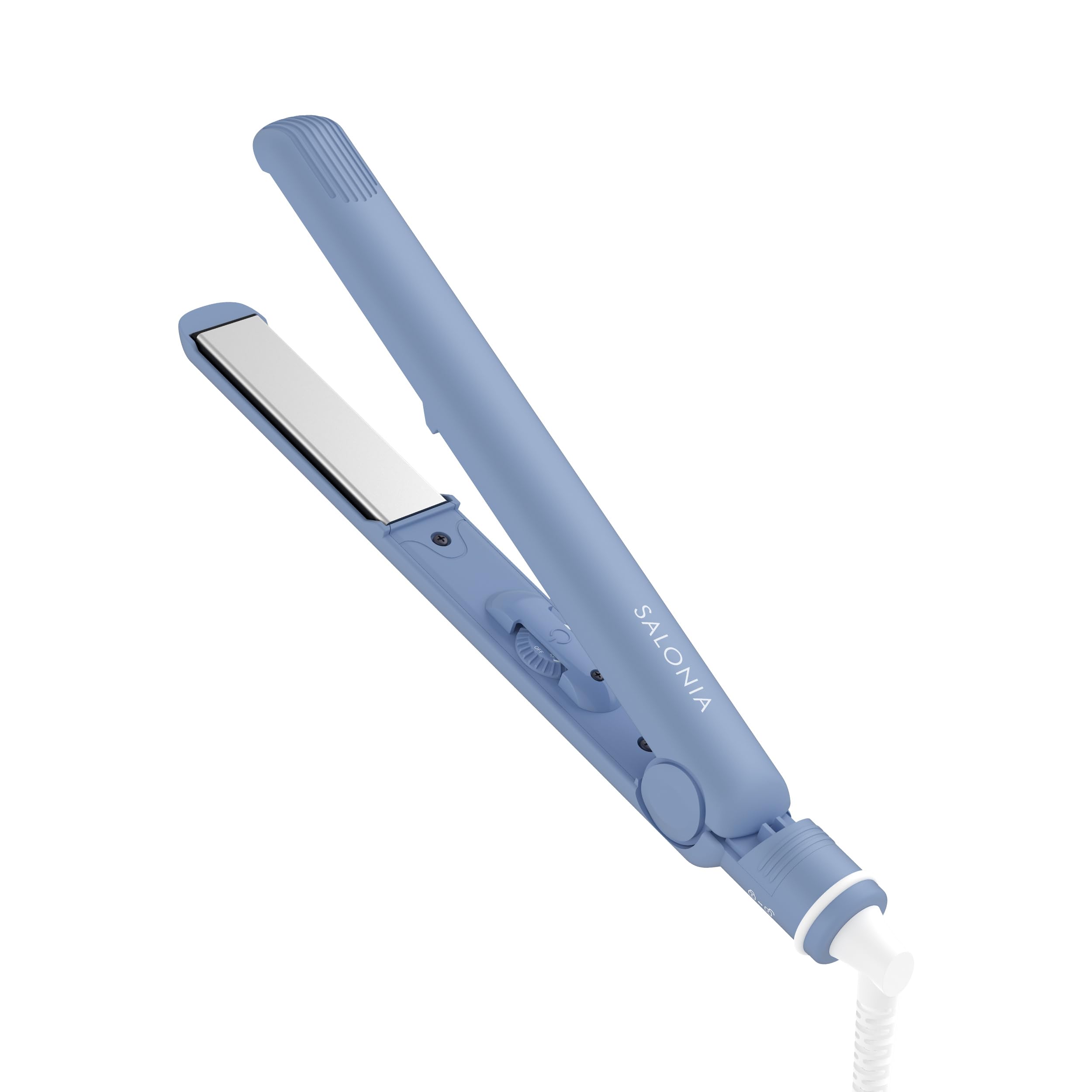 

Limited Edition SALONIA SALONIA Silent Hair International Sax Blue [2025 Fall/Winter Color] Straightener, 24mm, Compatible, SAL24116BL,