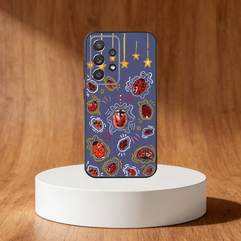 B-Biology Art Insects Bugs Phone Case For Samsung S25,S24,S21,S22,S23,S30,Ultra,S20,Plus,Fe,Note,10,9,5G Black Cover