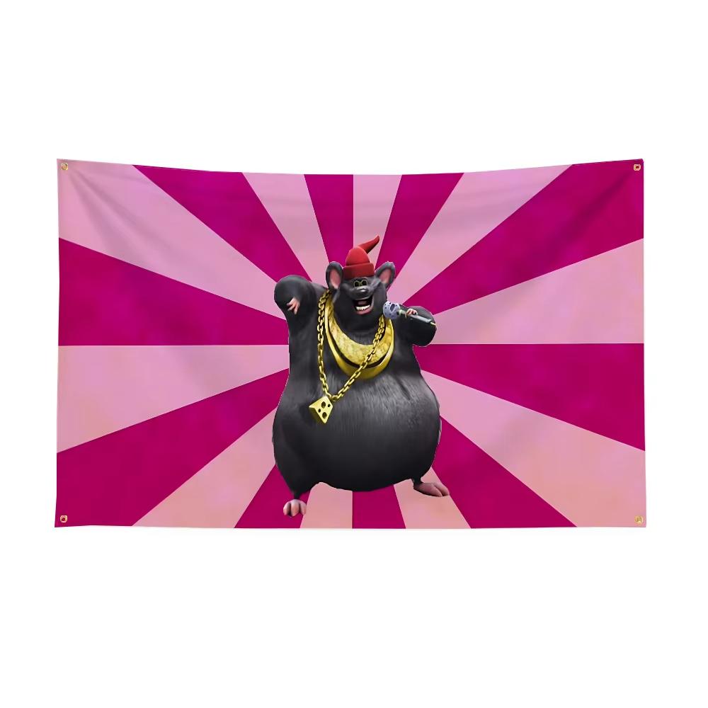 Biggie Cheese Advertising Flag Outdoor Decorations Funny Flags for Bedrooms Home Decor Items Garage Decoration Banners Pirate