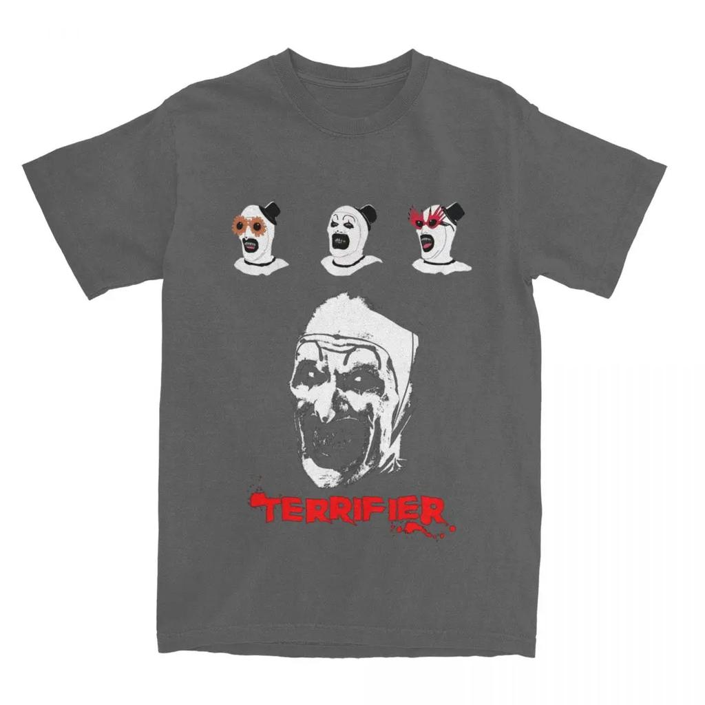 Neuartige Terrifier 2 Clown-T-Shirts für Männer und Frauen, Baumwolle, Art The Clown, T-Shirt, Sommerkleidung