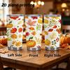 591ml Car Tumbler Autumn maple leaf elements Straw Cup Hot Cold Cup Leakproof Tumbler Gift Cup Stainless Steel Tumbler