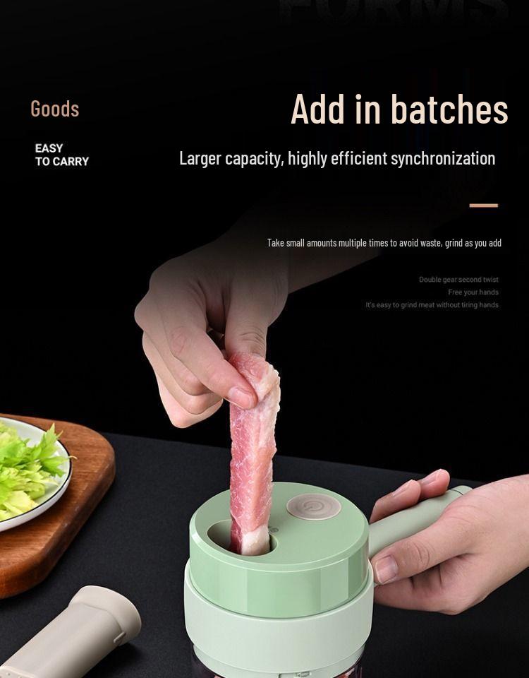 Wireless Electric Mini Vegetable & Garlic Chopper