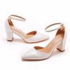 Fashion Plus Size Shoes for Women Summer Fashion Party Evening Wedding Sandals Heels Women Buckle Strap Platform Shoes 34-43