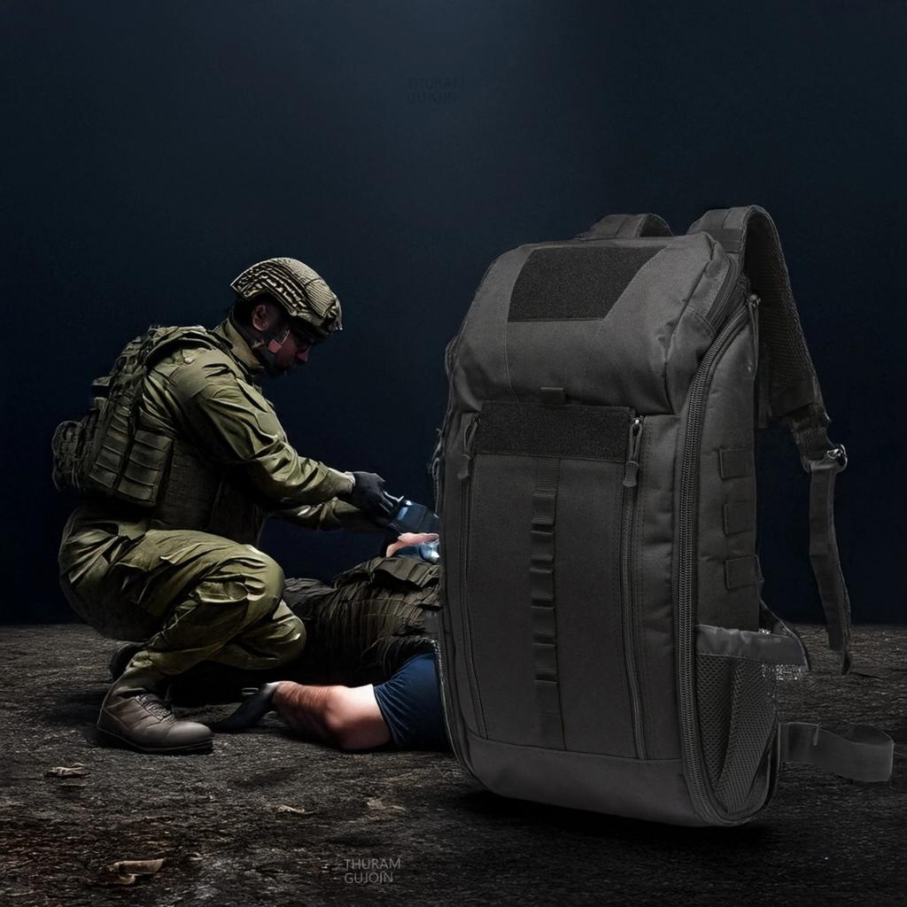 40L Vodotěsný Taktický Lékařský Batoh Taška První Pomoci pro Turistiku Treking Lov Rybaření Kempování Outdoorové Sporty Batohy