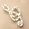 Oversize Shark Clip Headwear Minimalist Hairgrip Sweet Style Musical Note Hair Claw  Headdress