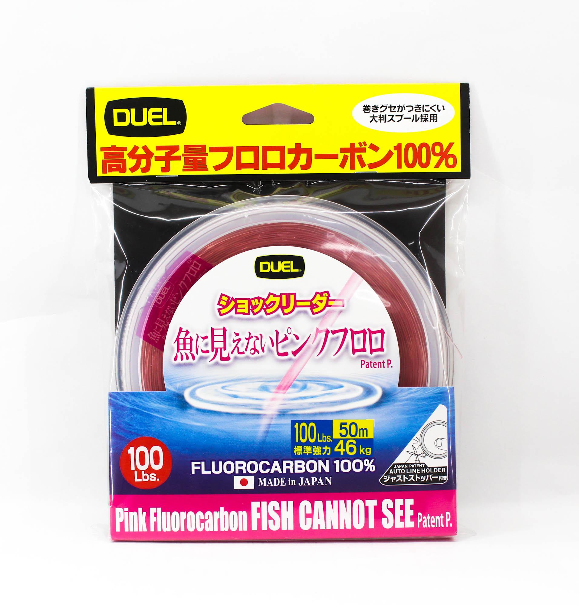 

Yo Zuri Duel Pink Fish Cannot See Флюорокарбон 50м 100фунтов H4385-SP (8378)