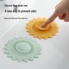 Sunflower Silicone Odor-Proof Sink & Floor Drain Hair Filter Mat