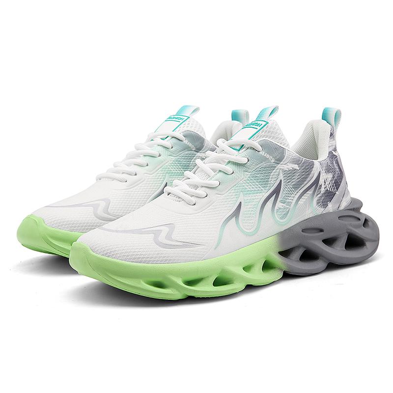 

Мужская повседневная спортивная обувь, дышащая, легкая, с принтом пламени, спортивная обувь, летняя, для тенниса, бега, походов, для мужчин 36