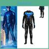 Titans 2 Nightwing Halloween Bodysuit Set For Adults And Kids