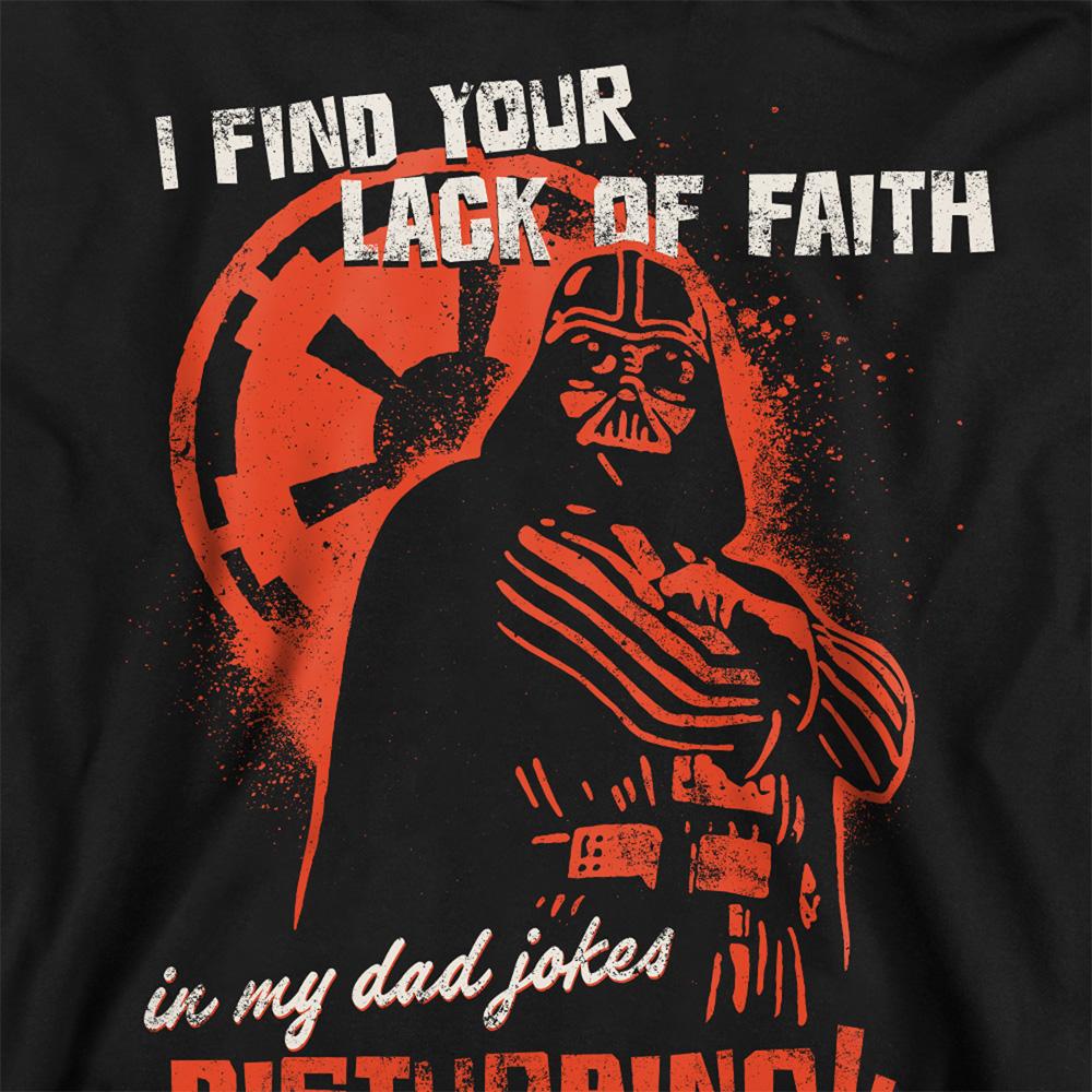 Star Wars Unisex Adult Dad Jokes Disturbing Darth Vader Sweatshirt