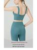 2022 Women's Backless Sports Bra - European & American Style, Shockproof, Nude Feel, High Intensity Running & Yoga Fitness Vest