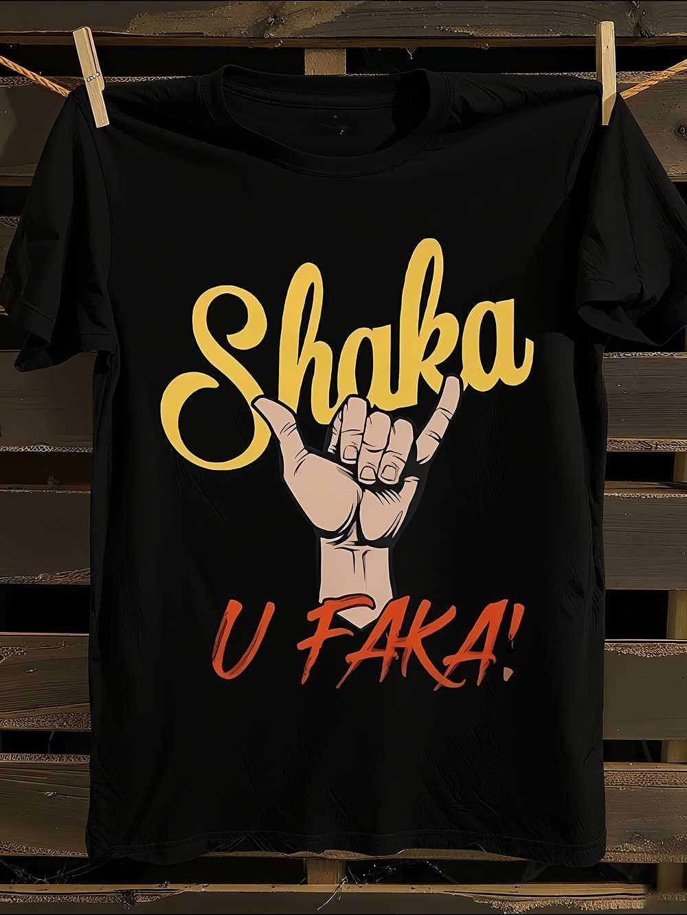 ШАКА У ФАКА! Гавайская футболка S