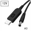 Usb Boost Converter Dc 5V To 9V 12V Step Up Converter Cable Connector For Power Supply Charger