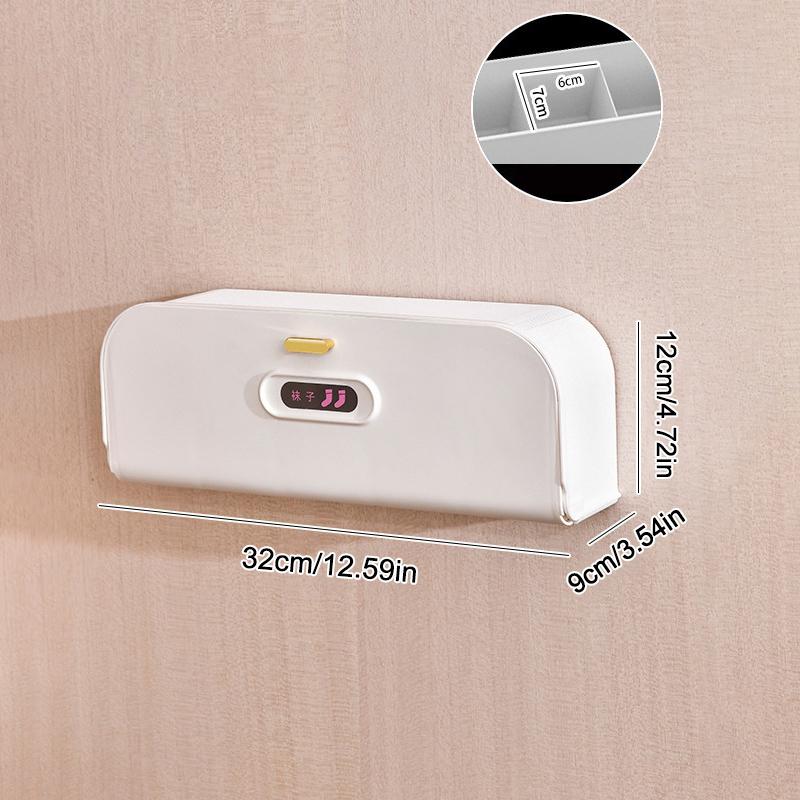 Ausziehbarer Kleiderschrank Wandmontiert Slips Socken Aufbewahrungsschublade Klebe-BHs Krawatten Unterwäsche Organizer Sortierschublade Box