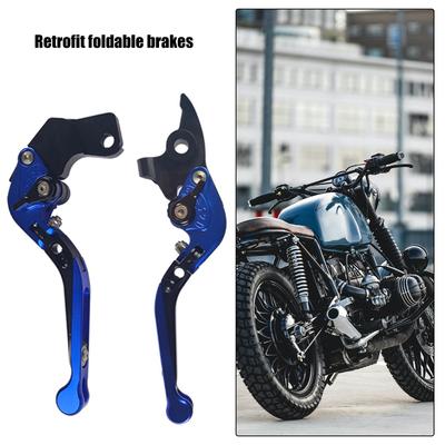 Easy Install Foldable Brake & Clutch Levers Foldable Motorcycle Brake & Clutch Levers Simple Installation for Motorbike