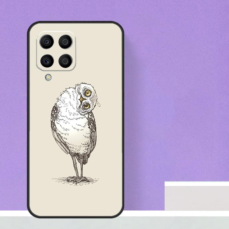Cute Owl Cartoon Case For Samsung Galaxy M31 M16 M36 M56 M33 M53 M13 M12 M32 M52 M20 M15 M55 M14 M35 M34 M54