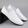 Men's Soft Leather Shoes Classic Loafers High Quality Cowhide Casual Shoe Slip on Driving Shoes Moccasins Big Size46 Man Shoes