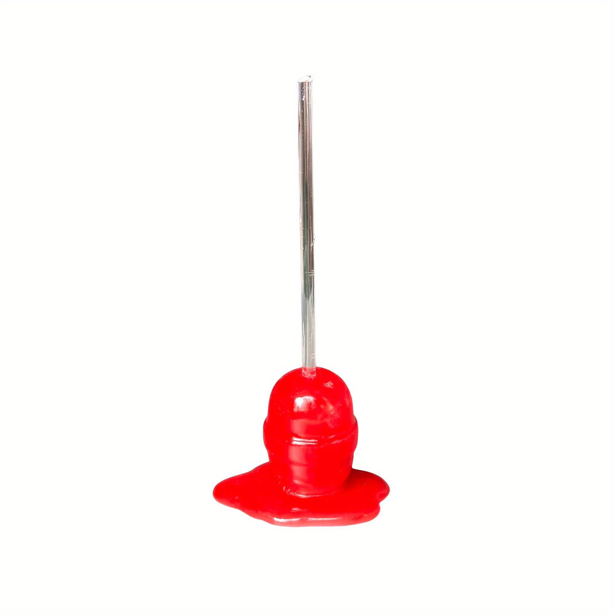 1pc Melted Lollipop Ornament, Colorful Creative Desktop Decoration, Resin Figurine, Holiday Decoration Home Atmosphere Gift