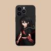 Akame Kurome Matte TPU Mobile Phone Case for iPhone 17 16 15 14 13 12 11 X XR XS 8 7 Air Pro Max Plus Mini Colorful Cover