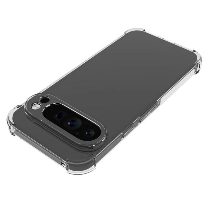 For Google Pixel 9 Pro XL Clear TPU Case WANLONFENG TM Series 2.0mm Phone Back Cover