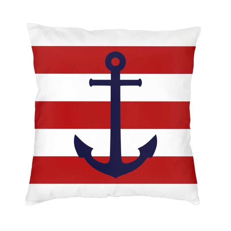 Pirate Map Nautical Sea Print Square Pillowcover Home Decor Skull Sailor Cushions Throw Pillow Living Room Doublesided Printing