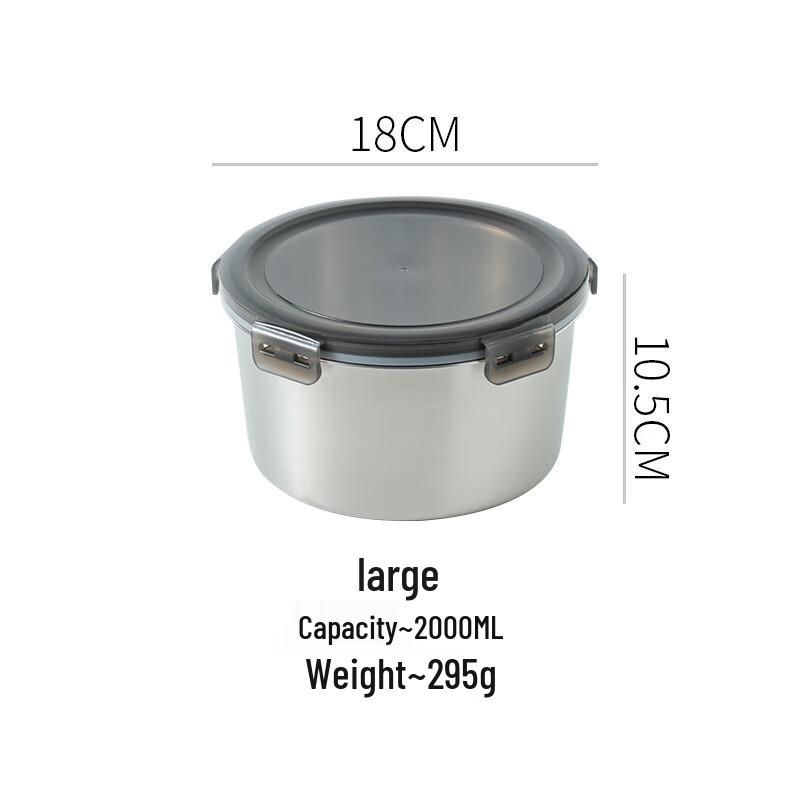 304 Stainless Steel Food Storage & Lunch Box Set