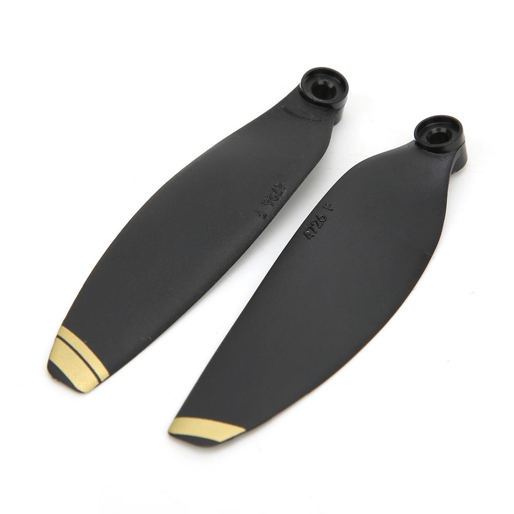 2Pair RC Drone 4726F Propeller Replacement Noise Reduction Fit for      (White Black )