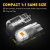 2Pc T10 SMD LED Canbus Error Free Car Side Wedge Light Bulb Amber 168 194 W5W