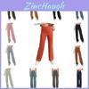 2024 Fashionable Women's High Waist Straight Leg Pants With Multiple Pockets In Stylish Colors