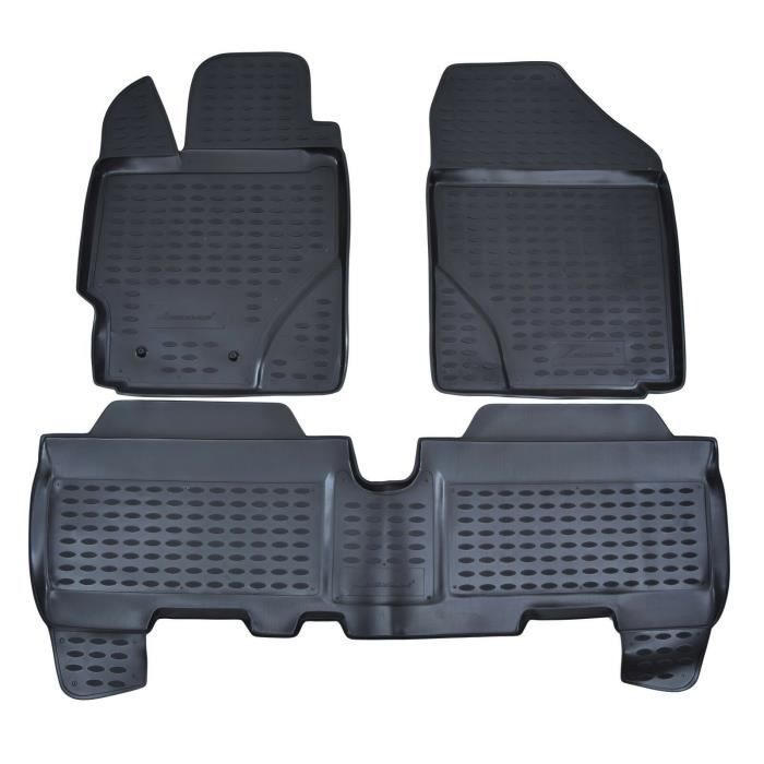 J&J AUTOMOTIVE | Tapis De Sol En Caoutchouc 3D Exclusive Pour Toyota Yaris 2005-2011