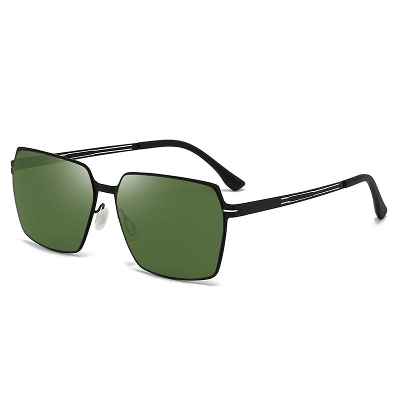 New Model Sunglasses - Ultra-lightweight Men s Square Driver s Sunglasses For Driving, Uv Protection 5139 зелёный