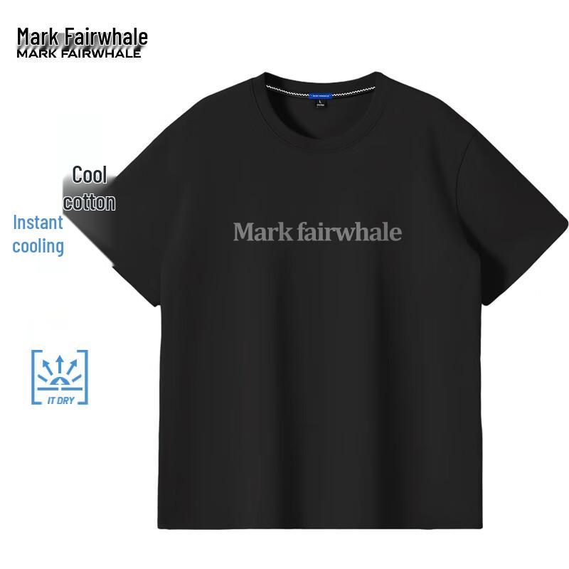

Mark Fairwhale Men s Ice Silk Loose Fit Short Sleeve T-Shirt 3XL