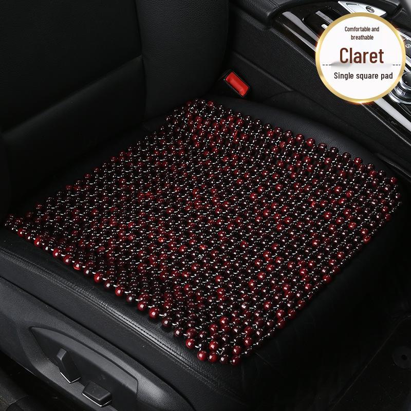XB162 Wooden Bead Seat Cushion, Summer Breathable, No Backrest, Universal for All Seasons.