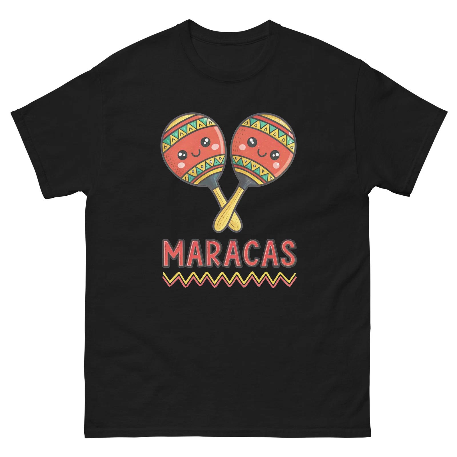 

Maracas Musical Instrument Illustration T-Shirt M