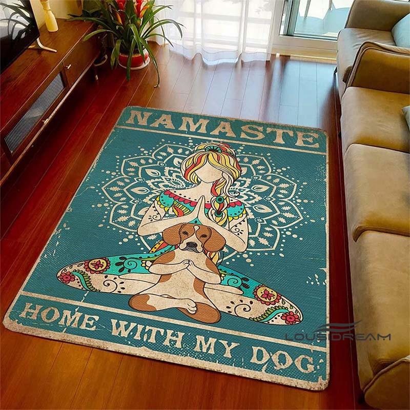 3D Rainbow 7 Chakra Rug, Bedroom Rug for Living Room, Home Sofa Decor, Kids Play Mat, Large Decor Rug, Yoga Meditation001