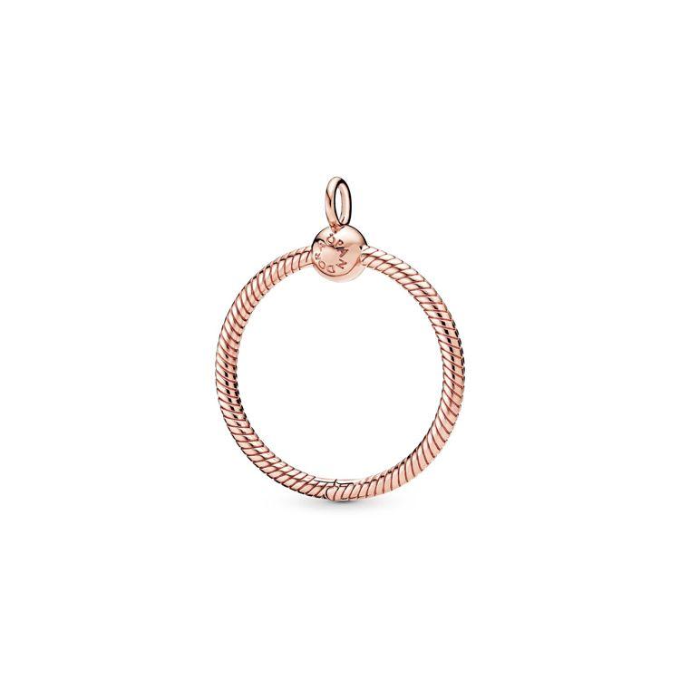 Pandora Moments Medium Rose Letter O Charm Unisex Charm 388256 Rose Gold,F