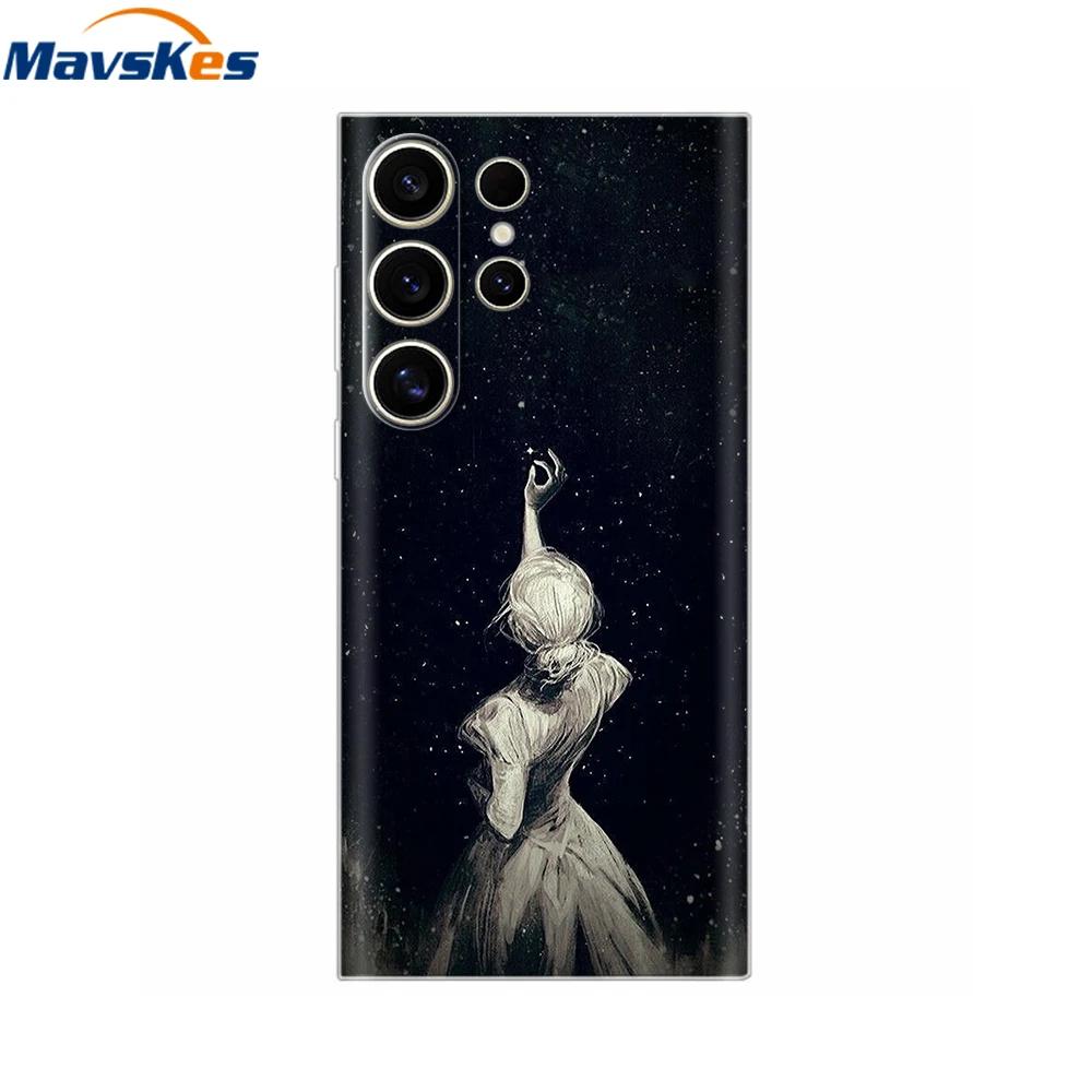 Case For Samsung S25 Ultra Cute Heart Flower Cover Soft Silicone Matte Protective Fundas For Samsung Galaxy S25+ S25 s 25 Shells