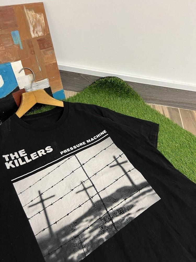 Винтажная черная хлопковая футболка The Killers Все размеры S-5XL Подарок для фанатов TA68 Унисекс футболка S