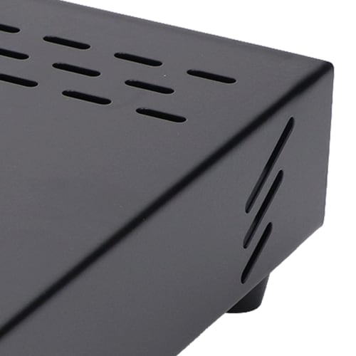 Stainless Steel Rubber Knock Box Drawer for Espresso Coffee, Thickening Coffee Residue Powder, Suitable for Home and Shop Use (Black LR063682)