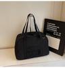 School bag niche light travel bag large capacity leisure Korean fitness bag solid color versatile backpack simple commuter tote bag