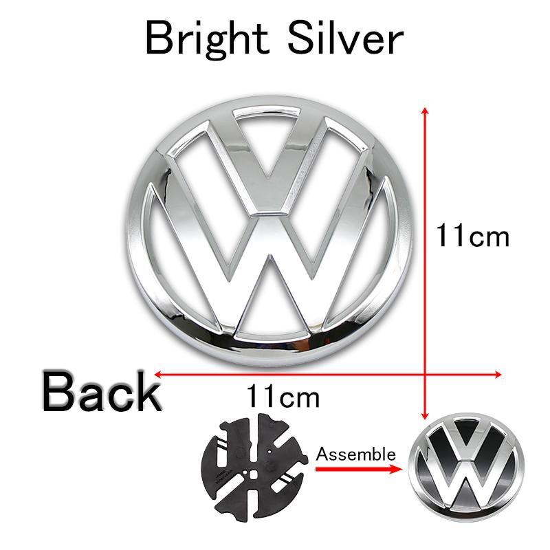 2026 חם עבור פולקסווגן VW 1 יח' עבור פולקסווגן פולו סמל רכב לוגו עבור 2014 2015 2016 2017 2018 לוגו רכב 122 מ"מ מכסה מנוע קדמי
