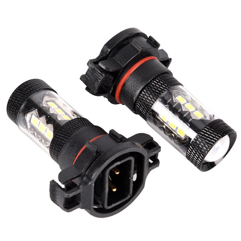 2X Psx24W H16 5202 Super White 160W Led 144 Smd Bulb Fog Light Driving Lamp Drl