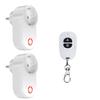 433Mhz Wireless Smart Outlet Remote Control Socket EU FR Waterproof Remote 15A 110V 220V RF Plug for Home Appliances Lamp ON OFF