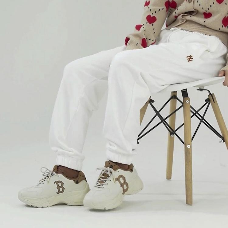 New MLB New York Yankees Knitted Sweatpants Unisex White 3APTB0724-50IVS