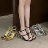 Fashion Women Sandals 2024 New Summer High Quality Peep Toe Sandals Casual Elegant Luxury High Heels Sandals Women Shoes for Women