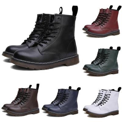 Designer Mens Women Spring Summer Ankle Motorcycle Snow Chelsea Safety Platform Cowboy Boots Genuine Leather Shoes For Men