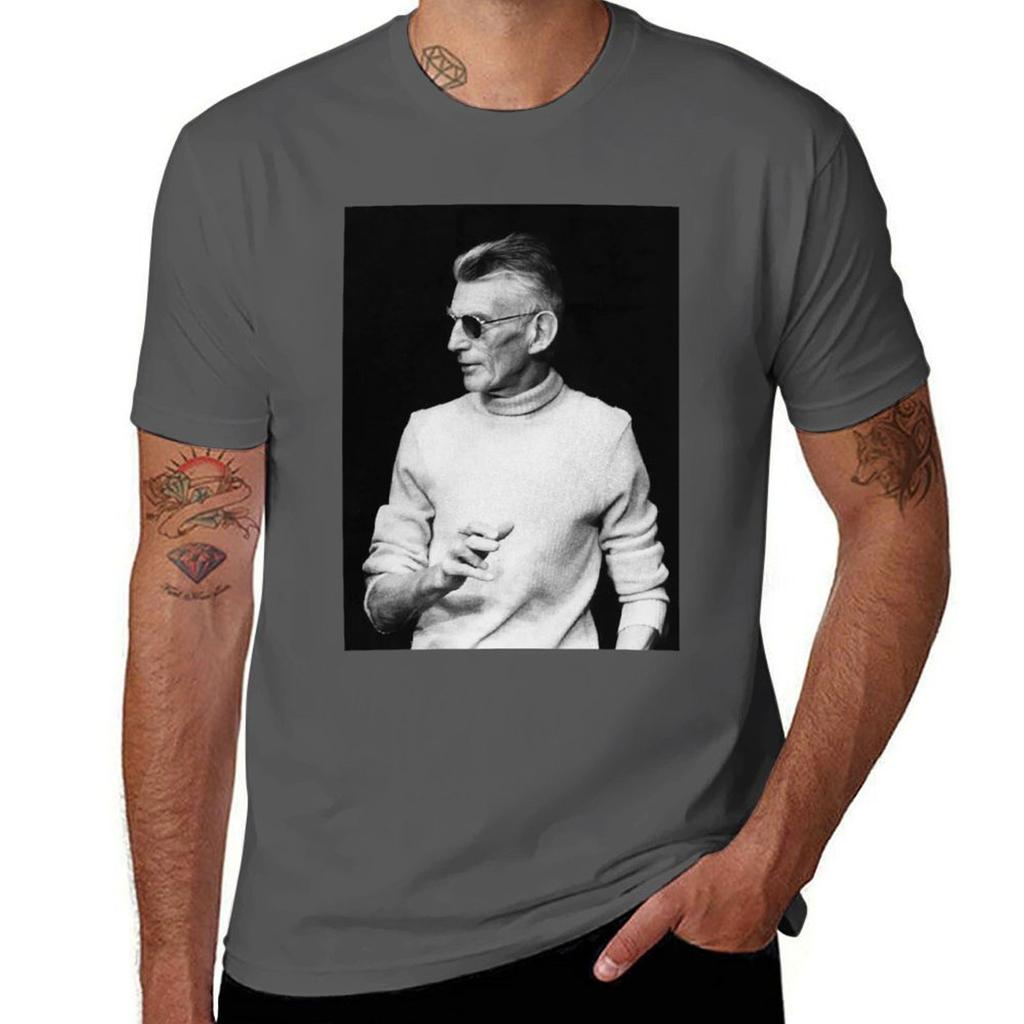 Samuel Beckett Premium Tshirt Trend Art Print Tshirt